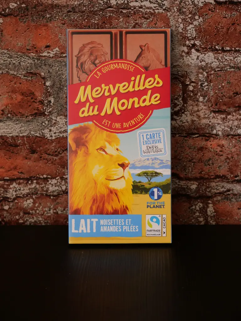 Merveilles du Monde - Lait Noisettes Amandes 100g