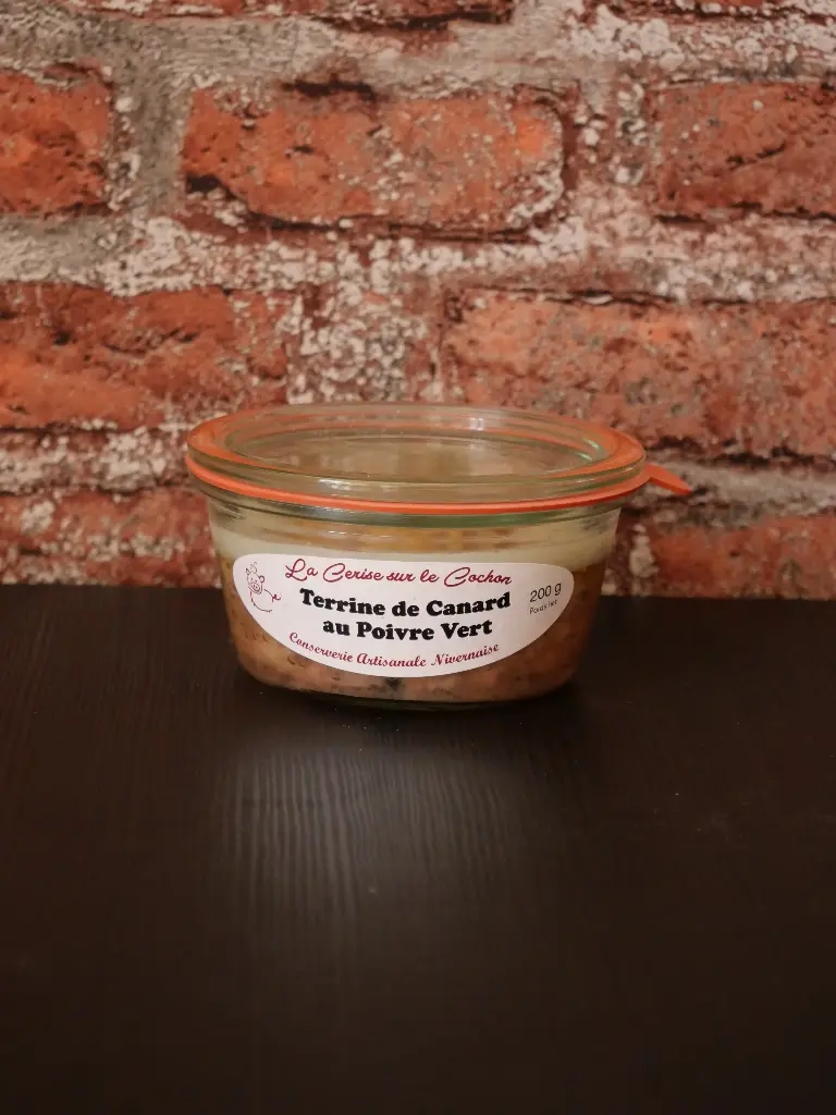 Terrine de Canard au Poivre Vert 200g