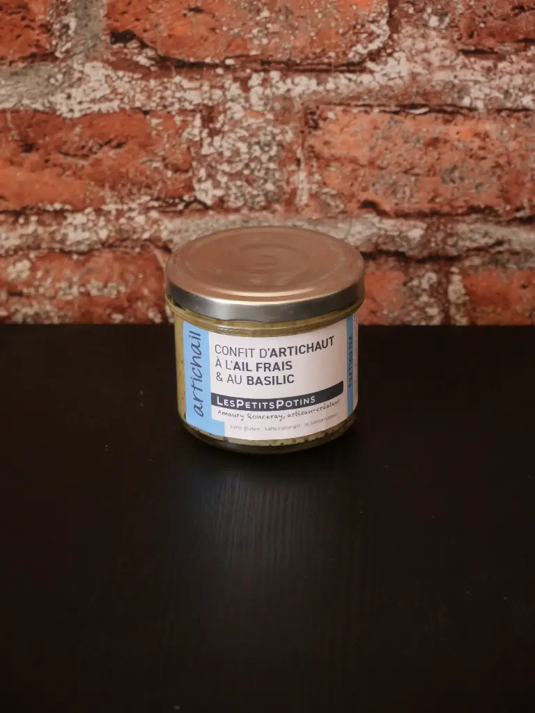 Artichail - Confit d'artichaut à l'ail frais et au basilic