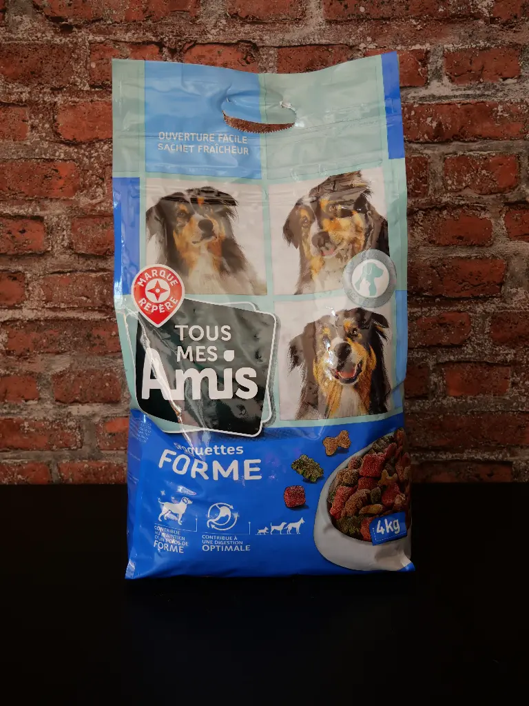 Tous mes amis - Croquettes Chien Volaille 4gk
