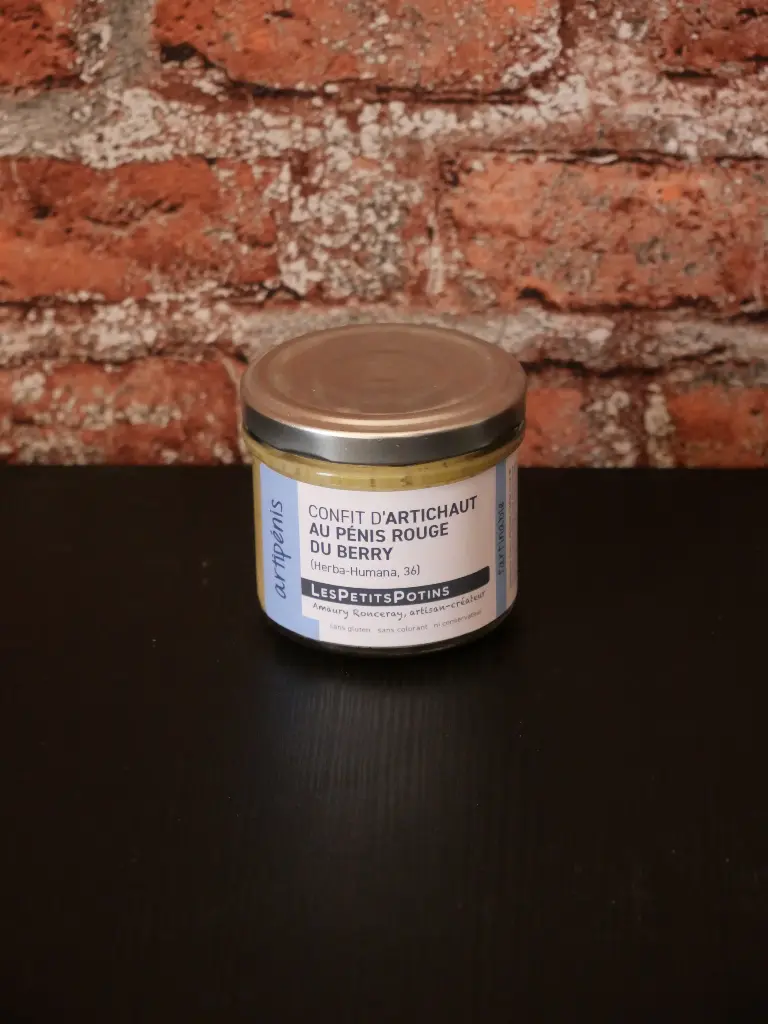 Artipénis - Confit d’artichaut au pénis rouge du berry