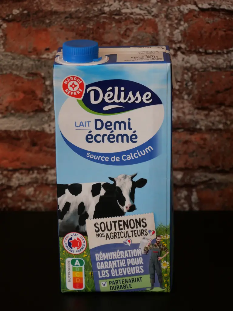 Délisse - Lait demi-écremé 1L