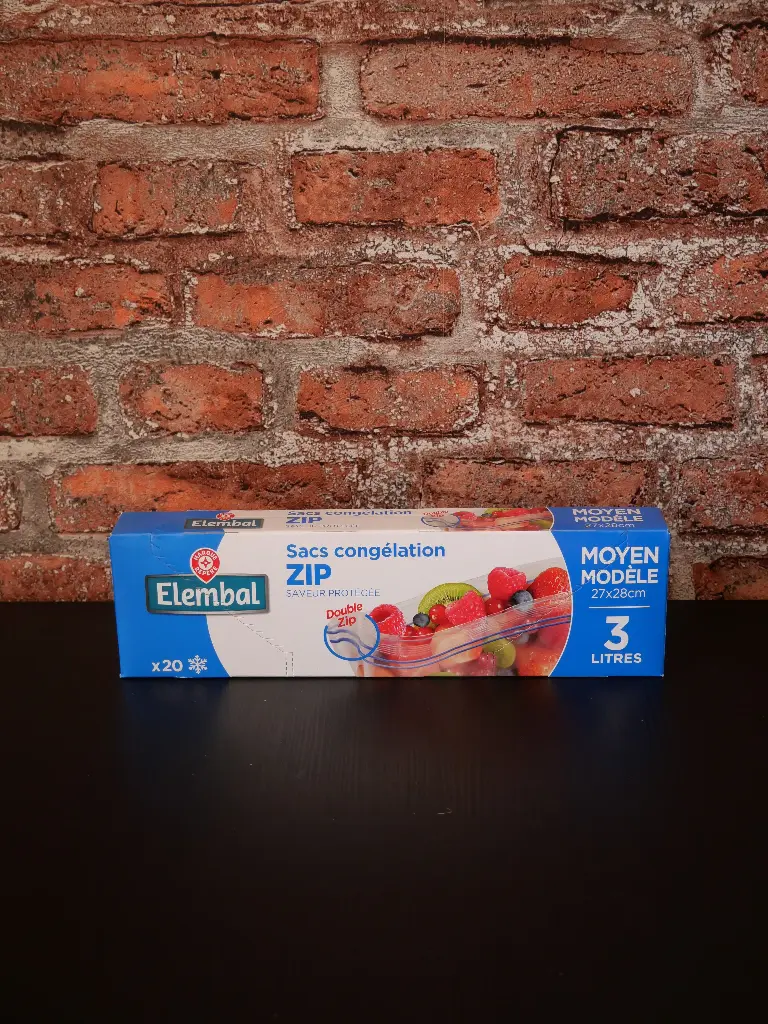 Elembal - Sacs congélation 20x3L