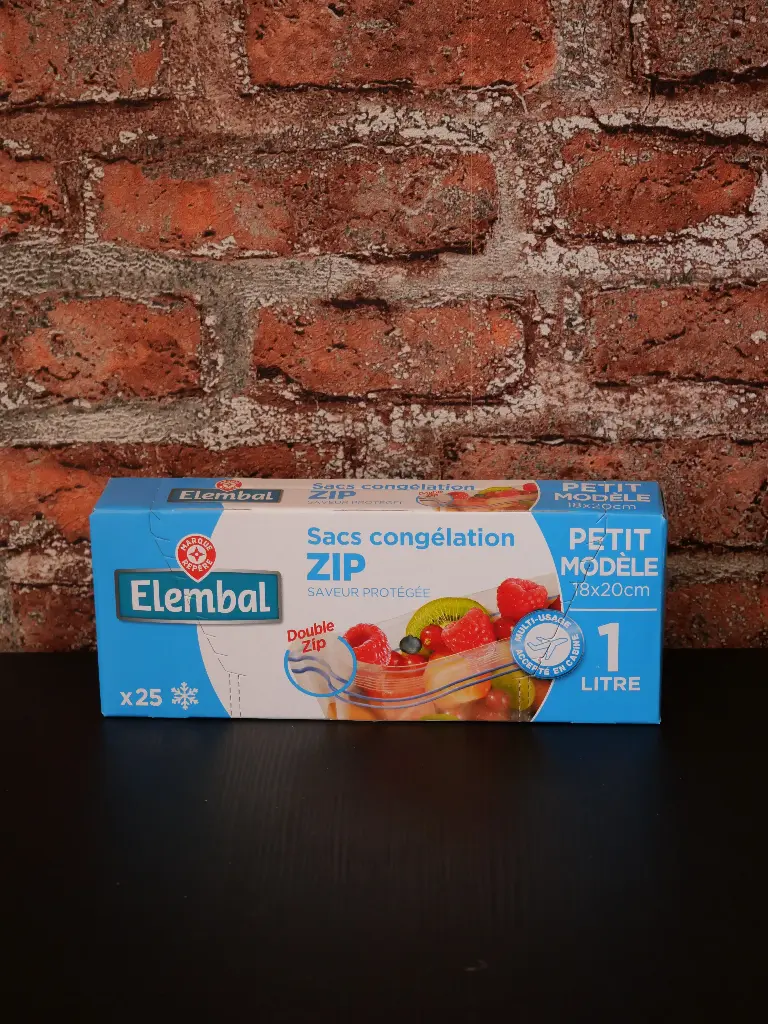 Elembal - Sacs congélation 1L