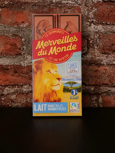 [3770024649062] Merveilles du Monde - Lait Noisettes Amandes 100g