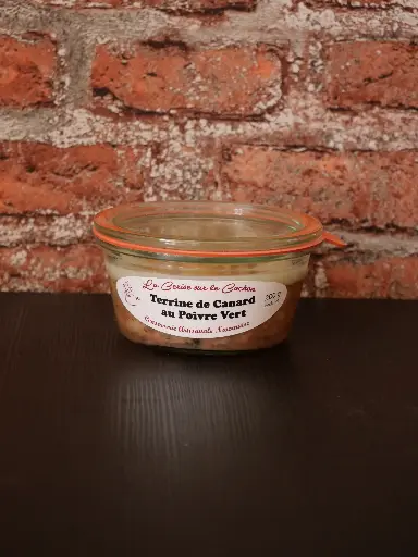 [CANARD_POIVRE_200] Terrine de Canard au Poivre Vert 200g