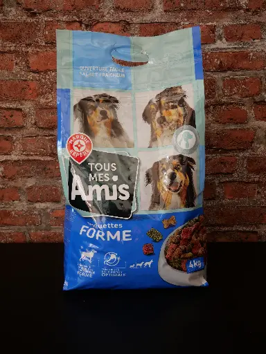 [3564700016930] Tous mes amis - Croquettes Chien Volaille 4gk