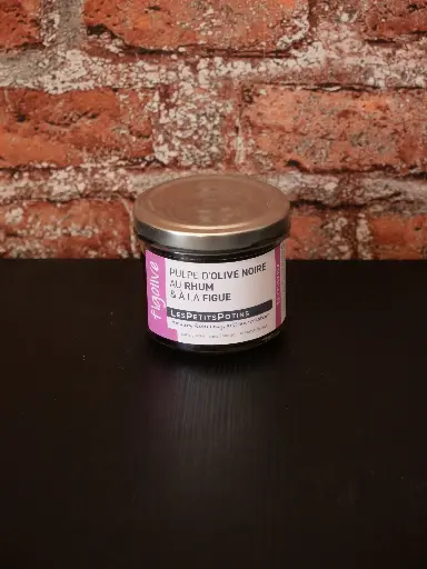 [3770010689119] Figolive noire - Pulpe d'olive noire au Rhum et à la Figue