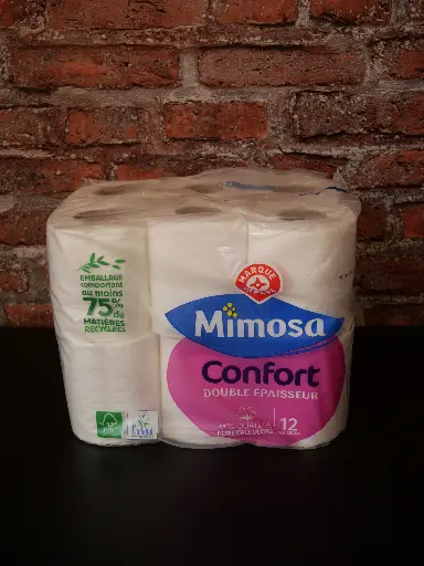 [3564700346051] Mimosa - Papier toilettes x12