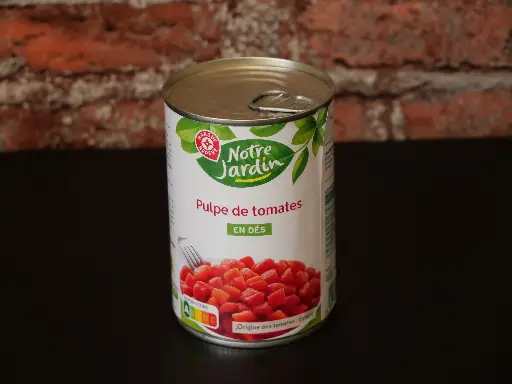 [3564700028063] Notre Jardin - Pulpe de tomate en dés 400g